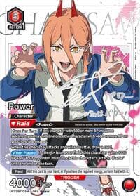 Power (061) (SR**) - UE22BT: CHAINSAW MAN - Union Arena card