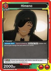 Himeno (065) - UE22BT: CHAINSAW MAN - Union Arena card
