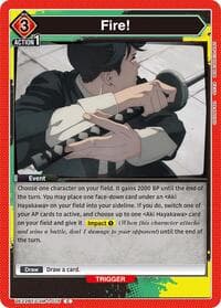 Fire! - UE22BT: CHAINSAW MAN - Union Arena card