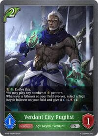 Verdant City Pugilist - BP18: Neometropolis - Shadowverse: Evolve card