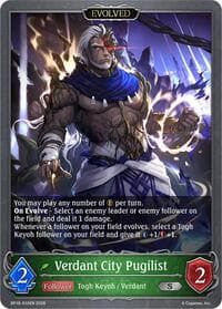Verdant City Pugilist (Evolved) - BP18: Neometropolis - Shadowverse: Evolve card