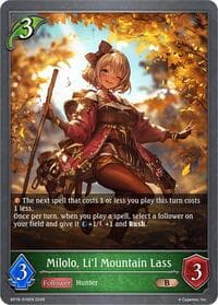 Milolo, Li'l Mountain Lass - BP18: Neometropolis - Shadowverse: Evolve card