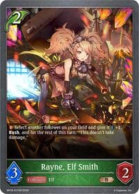Rayne, Elf Smith - BP18: Neometropolis - Shadowverse: Evolve card