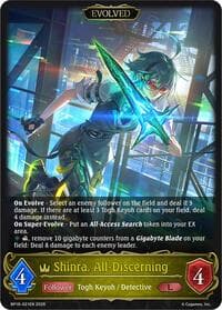Shinra, All-Discerning (Evolved) - BP18: Neometropolis - Shadowverse: Evolve card