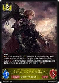 Gawain, Oath to Glory - BP18: Neometropolis - Shadowverse: Evolve card