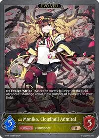 Monika, Cloudhall Admiral (Evolved) - BP18: Neometropolis - Shadowverse: Evolve card