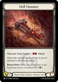 Hell Hammer - Usurp the Shadow Throne - Flesh and Blood TCG card
