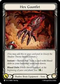 Hex Gauntlet - Usurp the Shadow Throne - Flesh and Blood TCG card