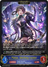Mana, Sterling Luster (Evolved) - BP18: Neometropolis - Shadowverse: Evolve card