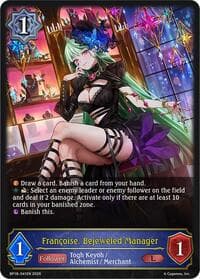 Francoise, Bejeweled Manager - BP18: Neometropolis - Shadowverse: Evolve card
