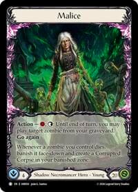 Malice - Usurp the Shadow Throne - Flesh and Blood TCG card