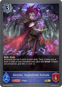 Aleister, Argenteum Astrum - BP18: Neometropolis - Shadowverse: Evolve card