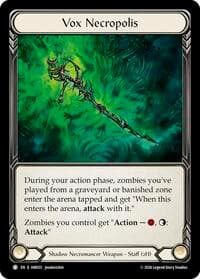 Vox Necropolis - Usurp the Shadow Throne - Flesh and Blood TCG card