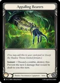 Appalling Bearers - Usurp the Shadow Throne - Flesh and Blood TCG card