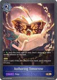 Authoring Tomorrow - BP18: Neometropolis - Shadowverse: Evolve card