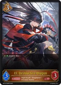 El, Destructive Dragon - BP18: Neometropolis - Shadowverse: Evolve card