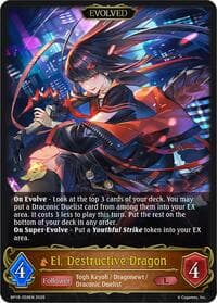 El, Destructive Dragon (Evolved) - BP18: Neometropolis - Shadowverse: Evolve card