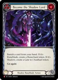 Become the Shadow Lord - Usurp the Shadow Throne - Flesh and Blood TCG card