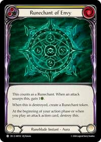 Runechant of Envy - Usurp the Shadow Throne - Flesh and Blood TCG card