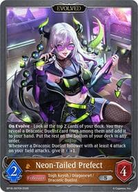 Neon-Tailed Prefect (Evolved) - BP18: Neometropolis - Shadowverse: Evolve card