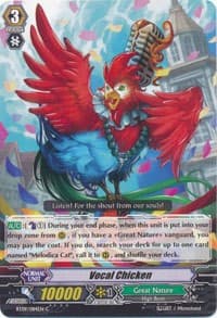Vocal Chicken - BT09: Clash of Knights & Dragons - Cardfight Vanguard card