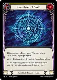 Runechant of Sloth - Usurp the Shadow Throne - Flesh and Blood TCG card