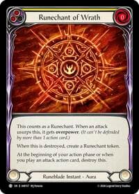 Runechant of Wrath - Usurp the Shadow Throne - Flesh and Blood TCG card