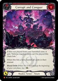 Corrupt and Conquer - Usurp the Shadow Throne - Flesh and Blood TCG card