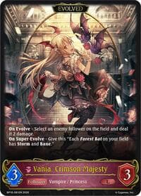 Vania, Crimson Majesty (Evolved) - BP18: Neometropolis - Shadowverse: Evolve card