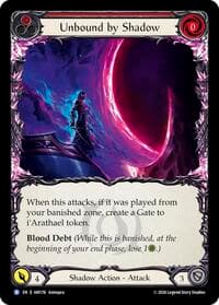 Unbound by Shadow - Usurp the Shadow Throne - Flesh and Blood TCG card