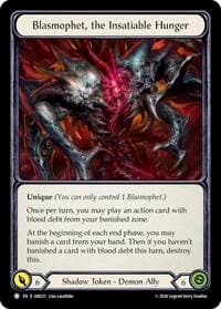 Blasmophet, the Insatiable Hunger - Usurp the Shadow Throne - Flesh and Blood TCG card