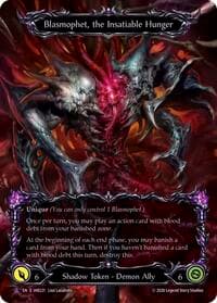 Blasmophet, the Insatiable Hunger (Marvel) - Usurp the Shadow Throne - Flesh and Blood TCG card