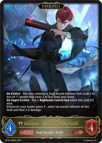 Seishiro, Admonishing Faith (Evolved) - BP18: Neometropolis - Shadowverse: Evolve card