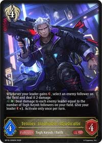 Tenmei, Insatiable Adjudicator - BP18: Neometropolis - Shadowverse: Evolve card
