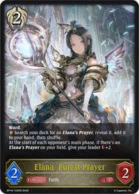 Elana, Purest Prayer - BP18: Neometropolis - Shadowverse: Evolve card