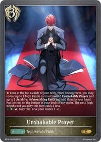 Unshakable Prayer - BP18: Neometropolis - Shadowverse: Evolve card