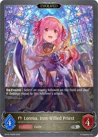 Lorena, Iron-Willed Priest (Evolved) - BP18: Neometropolis - Shadowverse: Evolve card