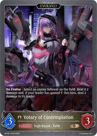 Votary of Contemplation (Evolved) - BP18: Neometropolis - Shadowverse: Evolve card