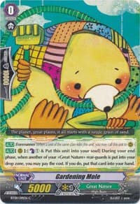 Gardening Mole - BT09: Clash of Knights & Dragons - Cardfight Vanguard card