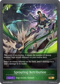 Sprouting Retribution - P04EN (Foil) - BP18: Neometropolis - Shadowverse: Evolve card