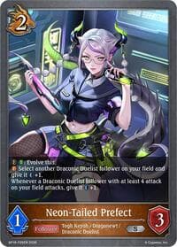 Neon-Tailed Prefect - P26EN (Foil) - BP18: Neometropolis - Shadowverse: Evolve card