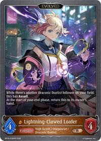 Lightning-Clawed Loafer (Evolved) - P30EN (Foil) - BP18: Neometropolis - Shadowverse: Evolve card