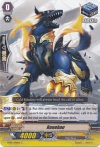 Runebau - BT09: Clash of Knights & Dragons - Cardfight Vanguard card