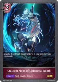 Crescent Moon of Centennial Death - P34EN (Foil) - BP18: Neometropolis - Shadowverse: Evolve card