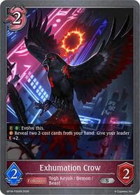 Exhumation Crow - P35EN (Foil) - BP18: Neometropolis - Shadowverse: Evolve card