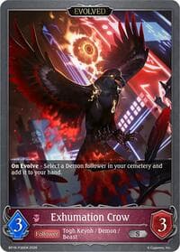 Exhumation Crow (Evolved) - P36EN (Foil) - BP18: Neometropolis - Shadowverse: Evolve card