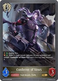 Conferrer of Vows - P41EN (Foil) - BP18: Neometropolis - Shadowverse: Evolve card