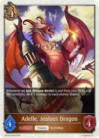 Adelle, Jealous Dragon - P55EN (Foil) - BP18: Neometropolis - Shadowverse: Evolve card