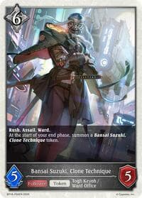 Bansai Suzuki, Clone Technique - P59EN (Foil) - BP18: Neometropolis - Shadowverse: Evolve card