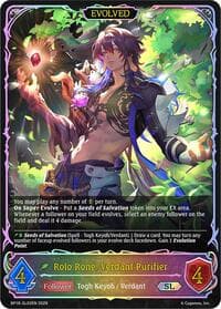 Rolo Rone, Verdant Purifier (Evolved) (SL) - BP18: Neometropolis - Shadowverse: Evolve card